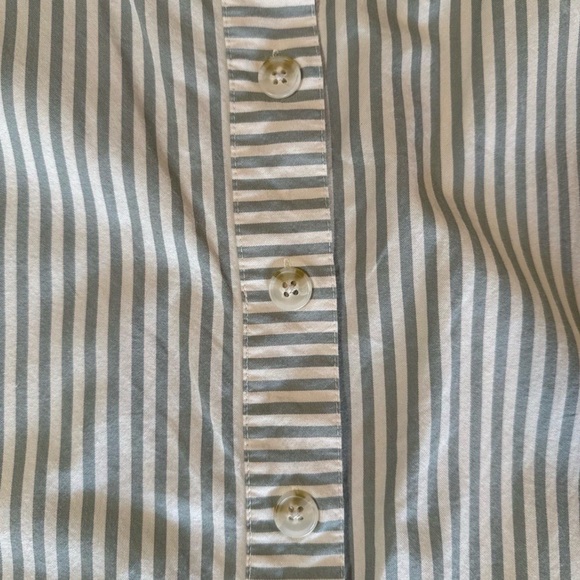 Madewell White & Blue Striped Cotton Dress – Size XS - Picture 5 of 6